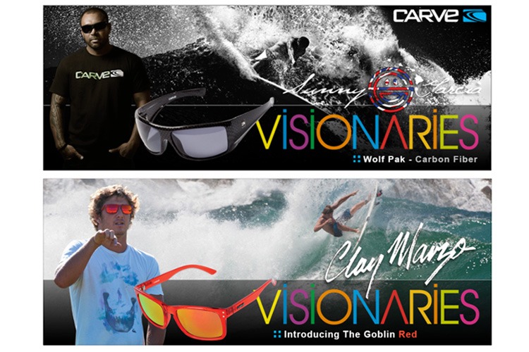Carve Sunglasses Web Banner Advertising